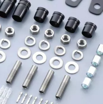 POSH FAITH Motorcycle Accessories Fitting Bracket Set with Turn Signal Brackets for and Silver Stays Bolt-On ZRX1100, ZRX400, ZRX1200R, ZR-7, (Product