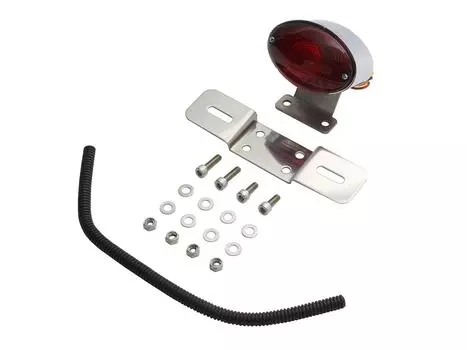 POSH FAITH Motorcycle Accessories Mini Cat Eye Tail Lamp Tracker Big Boy 200 Red SR400/SR500/Grass ( 10)/VanVan ( 07) 090040-90