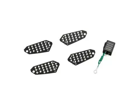 POSH FAITH Motorcycle Accessories Motorcycle LED Conversion Kit Ninja250SL Z250 Z250SL Set of 4 072009 (Ninja 250SL) / ( 14- 15) / ( 15)