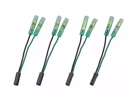 POSH FAITH Motorcycle Accessories Turn Signal Conversion Cord Set Suzuki Connector Type 093175