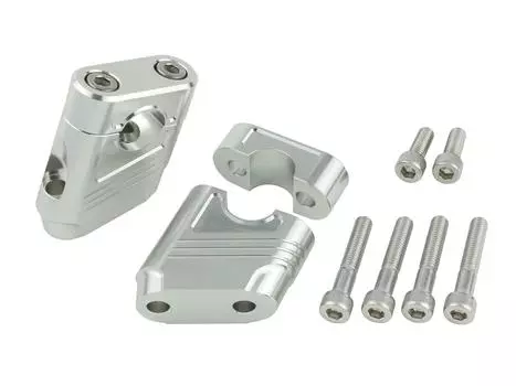 POSH FAITH Muscle Position Bracket for Zephyr 400/750/1100, Silver, 031152-03