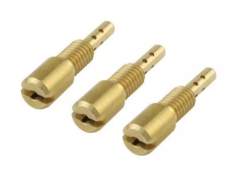 POSH FAITH Набор пилотных жиклеров для мотоцикла из 3 штук Увеличенные пилотные жиклеры Super to JOG Aprio AXIS50 JOG Z2 Aprio Type II VINO to (20x5) [Совместимо с] JOG-ZR золотой