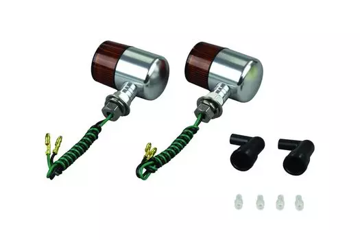 POSH FAITH принадлежности для мотоциклов алюминиевый обработанный поворотник 71 тип узкий короткий упор одинарная лампочка 2 шт M10 серебристая линза (Нет лампы) Тело/Оранжевый