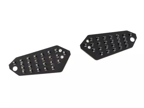 POSH FAITH принадлежности для мотоциклов комплект для преобразования светодиодных указателей поворота последовательного типа без реле NINJA1000 NINJA400R NINJA250 072128 (Для заднего)