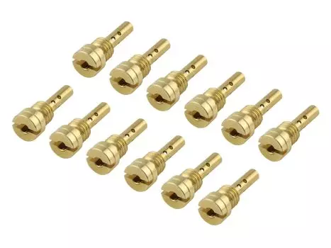 POSH FAITH принадлежности для мотоциклов Pilot Jet 3 увеличенный набор Pilot Jet KEIHIN FCR CVK30-36 (15X5.4/ФКР) 783105-10 золотой