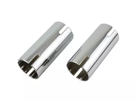 POSH FAITH Replacement Connecting Pipe for W650 Steel Plated Slip-On Muffler, Finish, 040050-MP-10