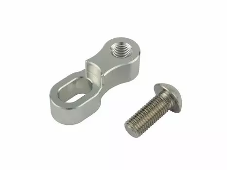 POSH FAITH Смещение зеркала M10 Обратный адаптер, Резьба, Серебристый, 000620-03