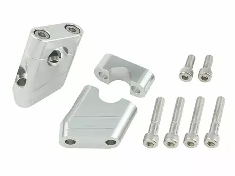 POSH FAITH Superbike Position Bracket for Zephyr 400/750/1100, Silver, 031052-03