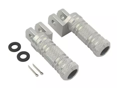 POSH FAITH Товары для мотоциклов Алюминиевая обработанная подножка Серебряная серия CB400SF CBR250RR GSX250R Honda/Suzuki CB1300SF/SB и т. д.. 057172-03 серебряный