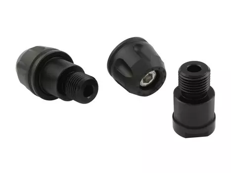 POSH FAITH Товары для мотоциклов Наконечник руля Револьверный наконечник Yamaha Оригинальная ручка M16 Тип Матовый черный MT-09 MT-07 и т.д.. 032089-26