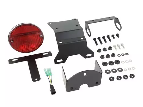 POSH FAITH Z2 Style Fender Eliminator Kit for with Red Part Number (Bulb Type) Z900RS/CAFE (2018-2023) Lenses, 132090-Z2-10