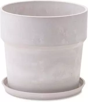 POSH LIVING Urban Plant Pot Solid Milk 81004 Size Approx. 19.5 H18.5
