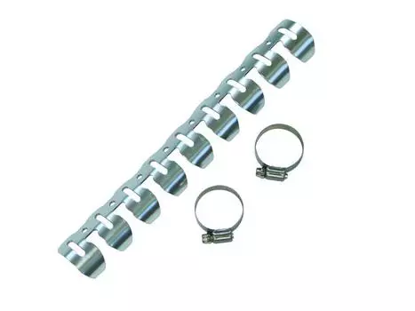 POSH Защитная насадка на выхлопную трубу, алюминиевая, длинная, тип 800775 26~50 EX-011