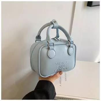 После тренда, супер иностранный стиль, маленькая женская сумка Boston, сумочка, цветная сумка-мессенджер 2025 года, новая модель белый