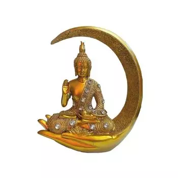 Последние изделия из смолы для медитации, статуя Будды-идола, подарочный предмет, украшение для дома из полистоуна, 1 фото