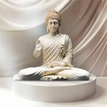 Последние изделия ручной работы Статуя Будды-идола Выставочный образец Подарочный предмет Полистоун Домашний декор Украшения 1 фото