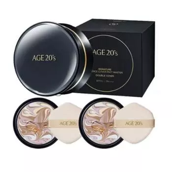 Последний продукт Age 20S Age to Wenness Essence Cover Pact Signature Master Double Cover Set, нет. 21, 1 комплект