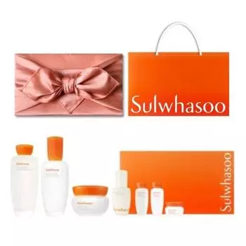 Последний продукт Новый Sulwhasoo Elastic Consonant 3 вида шелковой подарочной упаковки Muggy Furury + сумка для покупок Последний продукт, 1 комплект, набор корейской косметики