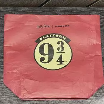 Последняя 1 новая многоразовая сумка Starbucks Harry Potter