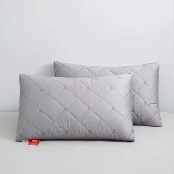 Последняя мода, приятная для кожи, мягкая, хлопковая, защита для шейного отдела позвоночника, средства для сна, бытовая подушка в гостиничном стиле, отдельные шт. 48x74 серый