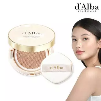 Последняя серия Serum Glow Fixing Cover Cushion от D Alba, 1 основной продукт, Нет. 21, 1 шт.