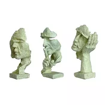 Последняя статуэтка в виде человеческого лица с рукой для украшения дома и офиса, предметы домашнего декора, антикварные предметы для домашнего декора,