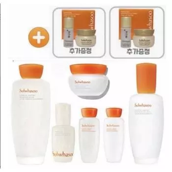 Последняя версия Amorepacific (Комплект из 2 предметов Jaum) + Эссенция для первого ухода 4 мл*2 + Питательный крем 5 мл*2, дополнительные 10 мл в подарок, 1