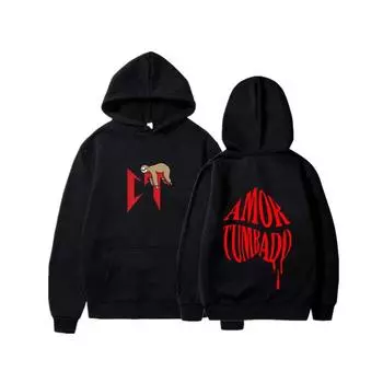 Последняя весенне-осенняя тяжелая американская ретро-плотная с рукавами на плечах свободная трендовая кофта с капюшоном S