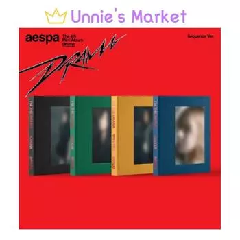 (Последовательность Вер.) aespa - 4-й мини-альбом драмы + бесплатный подарок RANDOM 1EA