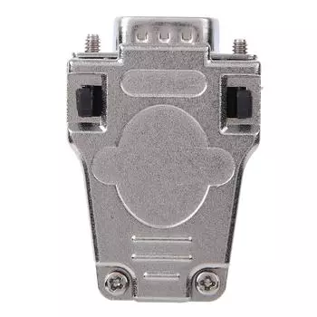 Последовательный разъем D-SUB, огнестойкий, 9-контактный, 2 ряда, мужской, с металлом DB9P-180