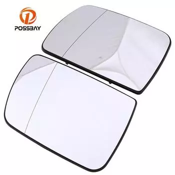 POSSBAY автомобильное левое/правое зеркало заднего вида, стеклянные линзы с функцией подогрева для BMW X5 E53 2000 2001 2002 2003 2004 2005 1 Pc Left