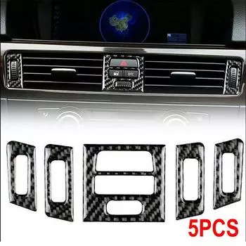 POSSBAY Новый 5 шт. углеродное волокно вентиляционное отверстие накладка для BMW 3 серии E90 E92 E93 2005-2012