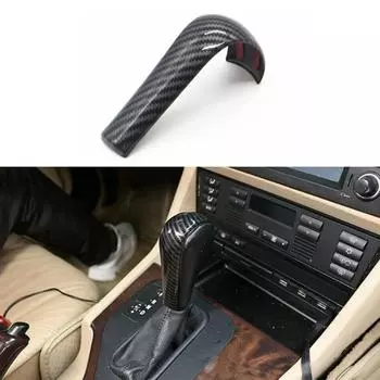 POSSBAY новый карбоновый рычаг переключения передач, крышка, накладки для BMW E60 2004-2007