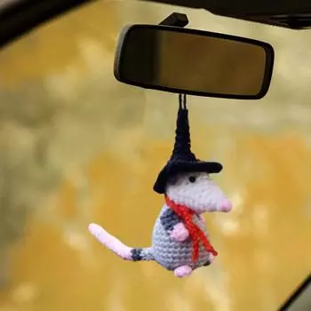 Подвеска для зеркала заднего вида Possum Car Charm с ремешком, легко повесить