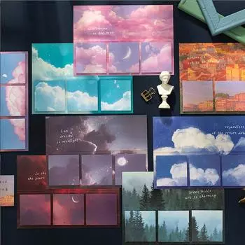 Post-it Note N Times Stick Student Pocket Diy Декоративные материалы Бумага для заметок 10pcs