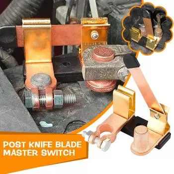 Post Knife Series Switch For Marine Car Boat RV ATV 12V 24V Battery Disconnect Switch Isolator Power Cut Off золотой