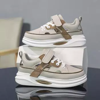 Поставка детских сандалий на месте, летние новые, для мальчиков и девочек, каркасная обувь, мягкая подошва, нескользящая, для детей среднего и старшего возраста, пляжная обувь 30 розовый