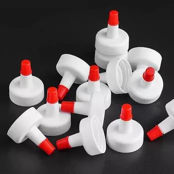 Поставка Крышка для бутылки с минеральной водой Пластиковая крышка для бутылки с чистой водой Бутылка для напитков с длинным наконечником Крышка для промывки и переноса Сменная крышка 10 bags, single price; plastic; lid