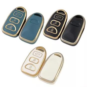 Поставка удаленного чехла Shell с 4 кнопками и аксессуарами из ТПУ Багажник чёрный