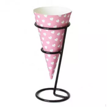 Поставляет декоративный держатель конуса, подставка для кексов, подставки для детей, вечеринок, дней рождения for 1 ice cream