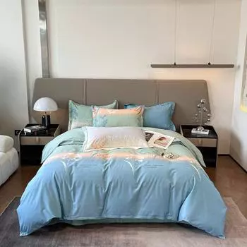 Постельное белье из чистого хлопка с начесом, пододеяльник из чистого хлопка, утолщенные пододеяльники для кровати Quilt cover 160*210cm