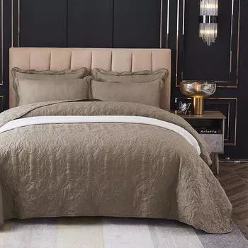 Постельное белье из хлопка и полиэстера в европейском стиле, толстое покрывало, наволочка, стеганые покрывала, постельное белье, сплошной цвет, размер king Queen #/ 1pc 150x200cm