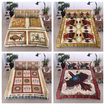 Постельное белье Костюм Tmarc Футболка Marctee Бабочка Фаза Луны Пододеяльник Набор Наволочка Single 135x200cm