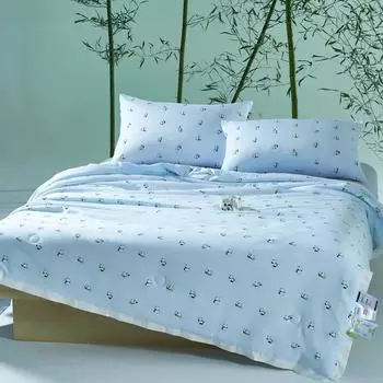 Постельное белье Panda с кондиционером, прохладное и шелковистое, летом можно спать обнаженным, прохладное и роскошное, и тонкое летнее одеяло. 150x200cm