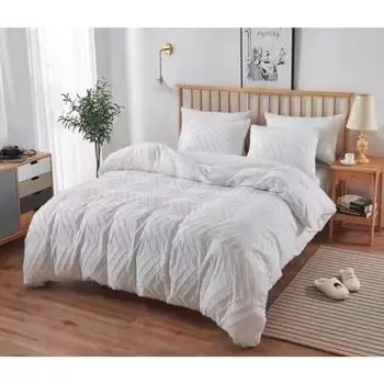 Постельное белье Постельное белье Craft Однотонный срезанный цветок в горошек Hairball Домашний текстиль Комплект из трех предметов 135 * 200cm2 set