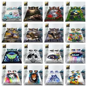 Постельное белье с животным принтом: Одеяло/Пододеяльник/Наволочка Doona Single 135x200cm