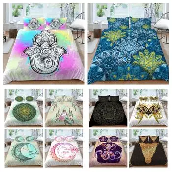 Постельное белье в стиле бохо, комплект пододеяльников, богемный комплект постельного белья, комплект высокого качества, комплект постельного белья, мужской одинарный, двуспальный комплект постельного белья UK Single 135x200cm