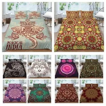 Постельное белье в стиле бохо, комплект пододеяльников в стиле бохо, высококачественный домашний текстиль, женский комплект постельного белья, комплект постельного белья из полиэстера, королевский размер, пододеяльник, костюм UK Single 135x200cm