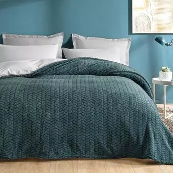 Постельное белье Yata Joy Double Wellsoft Одеяло — петро-зеленый