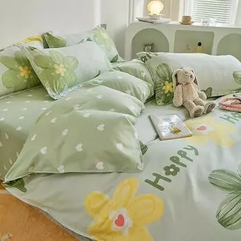 Постельный комплект Домашний текстиль Шлифовальный комплект из четырех предметов Повседневные нужды 1.2m bed